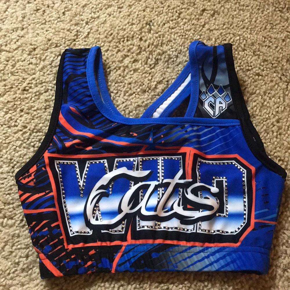 Cheer athletics sports bra